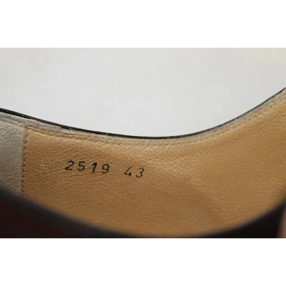 Principe Di Bologna Shoes Brown Leather Made In Italy Handcrafted Mens 43 US 9
